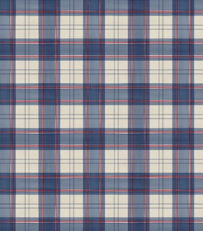 The same kind of tartan painted in watercolour